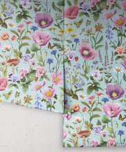 Load image into Gallery viewer, Garden of Dreams Wallpaper - Fleur Harris - Enchanted Gardens Collection - Colorway: Crystal Blue - Roll