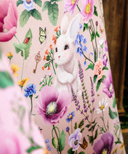 Load image into Gallery viewer, Garden of Bunnies Wallpaper - Fleur Harris - Enchanted Gardens Collection - Colorway: Autumn Taupe - Roll