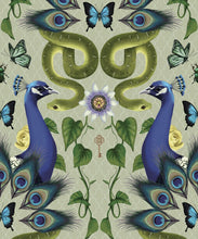Load image into Gallery viewer, Garden of Elysium Wallpaper - Fleur Harris - Enchanted Gardens Collection - Colorway: Taupe Gray - Swatch