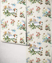 Load image into Gallery viewer, Land of Enchantments Wallpaper - Colourway: Canvas - Insitu