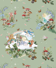 Load image into Gallery viewer, Land of Enchantments Wallpaper - Colourway: Sage - Swatch