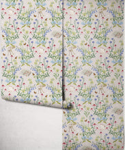 Load image into Gallery viewer, Storybook Meadow Wallpaper - Colourway: Mushroom - Insitu