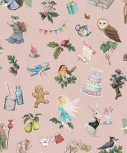 Load image into Gallery viewer, Faraway Friends Wallpaper - Colourway: Blush - Swatch
