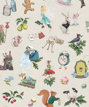 Load image into Gallery viewer, Faraway Friends Wallpaper - Colourway: Canvas - Swatch