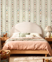 Load image into Gallery viewer, Slippery Slip Wallpaper - Colourway: Canvas - Roll