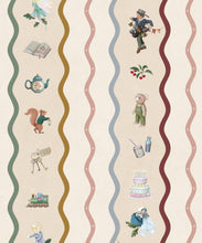 Load image into Gallery viewer, Slippery Slip Wallpaper - Colourway: Rainbow - Swatch