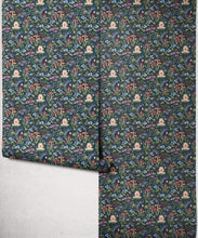 Load image into Gallery viewer, The Wishing Door Wallpaper - Colourway: Night - Insitu