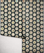 Load image into Gallery viewer, Enchanted Keepsakes Wallpaper - Colourway: Night - Insitu