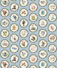 Load image into Gallery viewer, Enchanted Keepsakes Wallpaper - Colourway: Periwinkle - Swatch