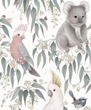 Load image into Gallery viewer, Bush Babies Wallpaper • Children's Wallpaper • Gardenia • Swatch