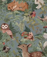 Load image into Gallery viewer, In The Woods Wallpaper • Children's Wallpaper • Chateau • Swatch
