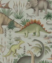 Load image into Gallery viewer, Prehistorica Wallpaper • Dinosaur Wallpaper • Dew • Swatch