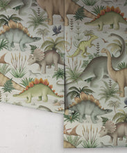 Load image into Gallery viewer, Prehistorica Wallpaper • Dinosaur Wallpaper • Dew • Roll
