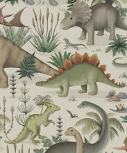 Load image into Gallery viewer, Prehistorica Wallpaper • Dinosaur Wallpaper • Fossil • Swatch