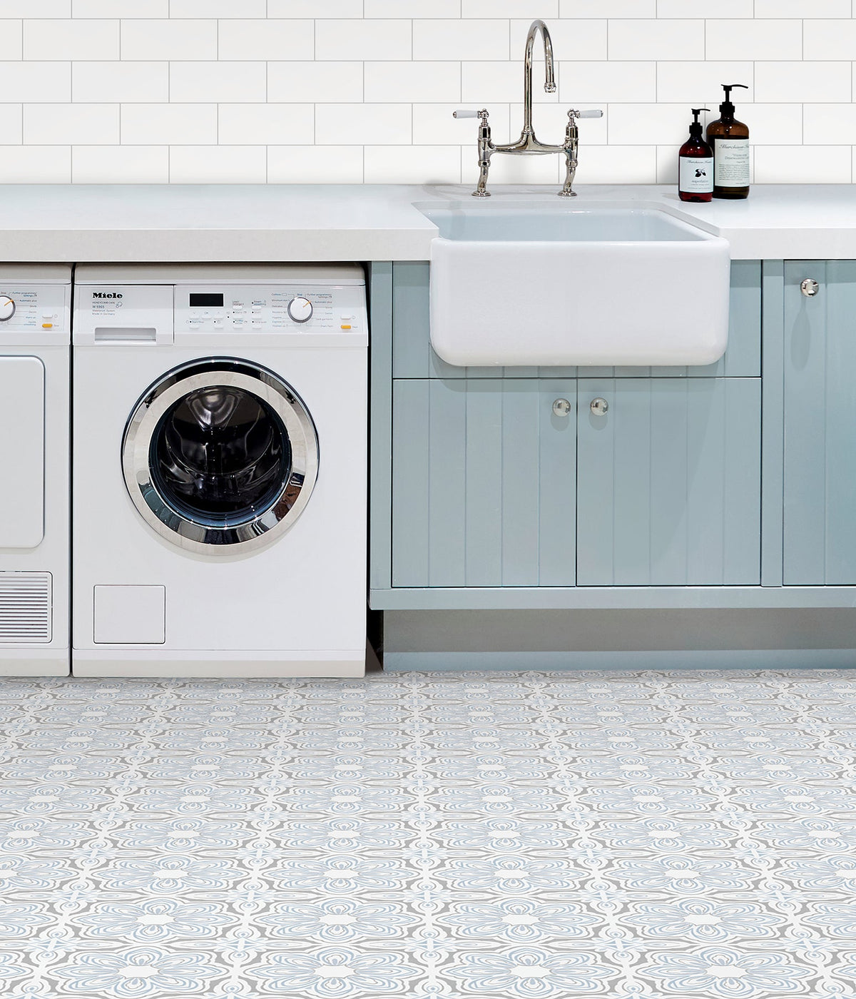 Morris Peel & Stick Floor Tiles