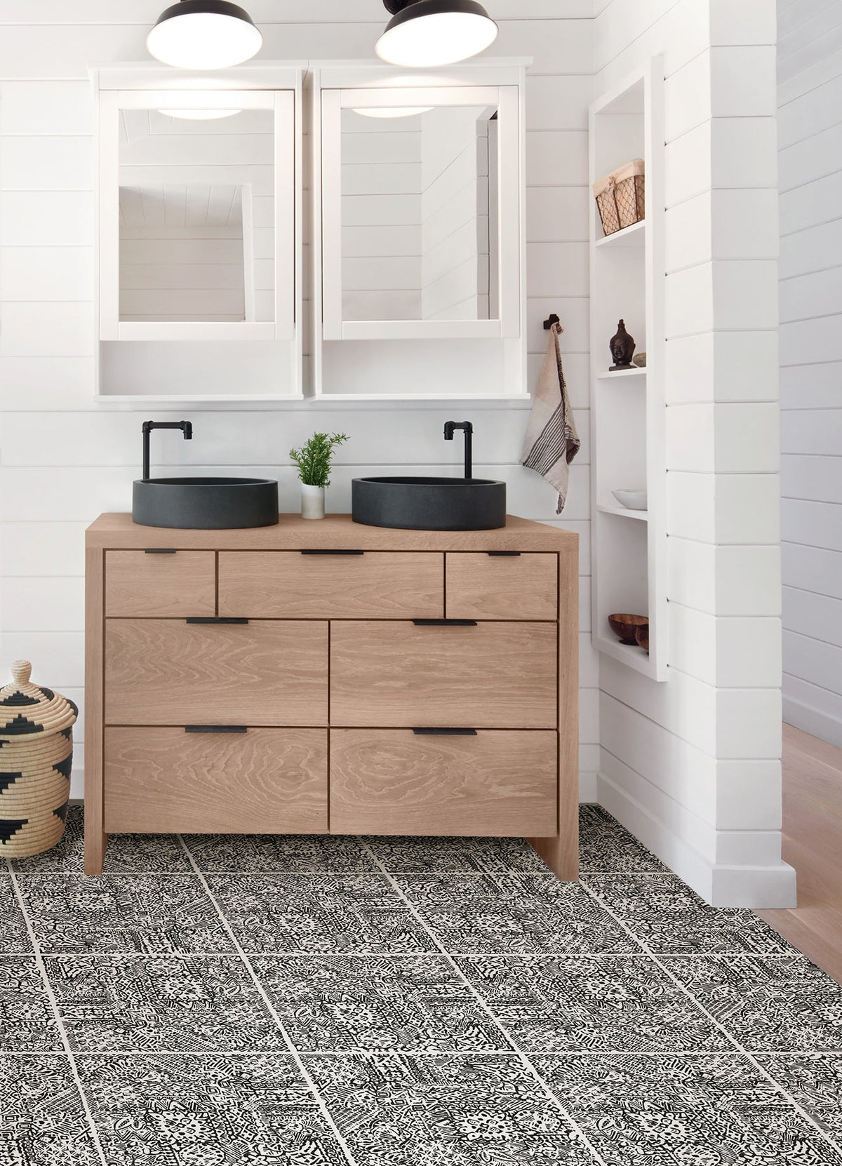 Reo Peel & Stick Floor Tiles