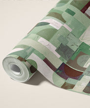 Load image into Gallery viewer, Facet Type II Vinyl Wallpaper - Colourway: Kiwi - Roll - Commercial Wallcoverings