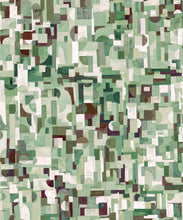 Load image into Gallery viewer, Facet Type II Vinyl Wallpaper - Colourway: Kiwi - Swatch - Commercial Wallcoverings