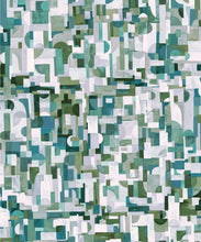 Load image into Gallery viewer, Facet Type II Vinyl Wallpaper - Colourway: Olive - Swatch - Commercial Wallcoverings