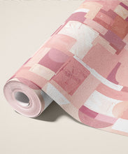 Load image into Gallery viewer, Facet Type II Vinyl Wallpaper - Colourway: Peach - Roll - Commercial Wallcoverings