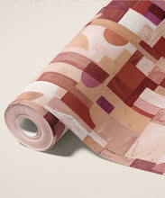 Load image into Gallery viewer, Facet Type II Vinyl Wallpaper - Colourway: Peach - Roll - Commercial Wallcoverings