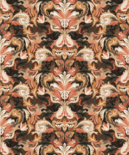 Load image into Gallery viewer, Filigree Type II Vinyl Wallpaper - Colourway: Rust - Swatch - Commercial Wallcoverings