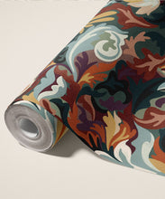 Load image into Gallery viewer, Filigree Type II Vinyl Wallpaper - Colourway: Velvet - Roll - Commercial Wallcoverings