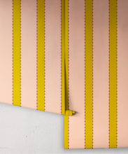 Load image into Gallery viewer, Pati Wallpaper | Colourway: Peach | Anything But Basic Collection | Gray Benko x Milton&amp;King | Roll