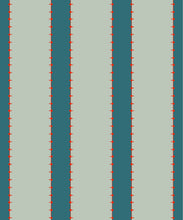 Load image into Gallery viewer, Pati Wallpaper | Colourway: Peacock | Anything But Basic Collection | Gray Benko x Milton&amp;King | Swatch