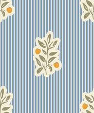 Load image into Gallery viewer, Piper,Nooooo Wallpaper | Colourway: Blue &amp; Orange | Anything But Basic Collection | Gray Benko x Milton&amp;King | Swatch