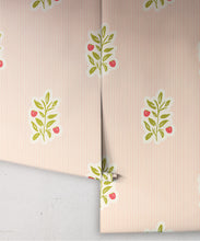 Load image into Gallery viewer, Piper,Nooooo Wallpaper | Colourway: Peach &amp; Pink | Anything But Basic Collection | Gray Benko x Milton&amp;King | Roll
