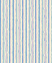 Load image into Gallery viewer, Can’t Keep It Straight Wallpaper | Colourway: Blue &amp; Lavender | Anything But Basic Collection | Gray Benko x Milton&amp;King | Swatch