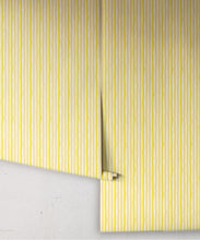 Load image into Gallery viewer, Can’t Keep It Straight Wallpaper | Colourway: Yellow | Anything But Basic Collection | Gray Benko x Milton&amp;King | Roll