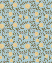 Load image into Gallery viewer, Mary Lennox Wallpaper | Colourway: Blue &amp; Yellow | Anything But Basic Collection | Gray Benko x Milton&amp;King | Swatch