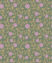 Load image into Gallery viewer, Mary Lennox Wallpaper | Colourway: Lavender &amp; Green | Anything But Basic Collection | Gray Benko x Milton&amp;King | Swatch