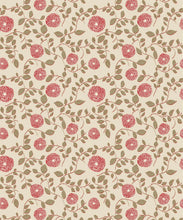 Load image into Gallery viewer, Mary Lennox Wallpaper | Colourway: Olive &amp; Red | Anything But Basic Collection | Gray Benko x Milton&amp;King | Swatch