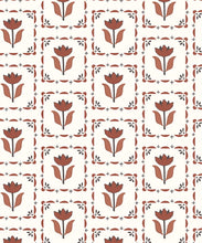 Load image into Gallery viewer, Flora Wallpaper | Colourway: Brown &amp; Black | Anything But Basic Collection | Gray Benko x Milton&amp;King | Swatch