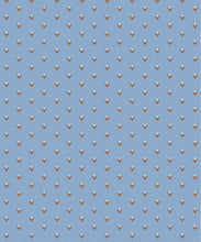 Load image into Gallery viewer, Nana’s Kitchen Wallpaper | Colourway: Periwinkle &amp; Brown | Anything But Basic Collection | Gray Benko x Milton&amp;King | Swatch