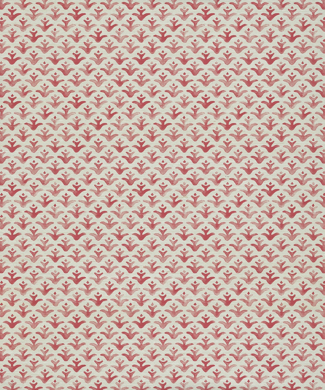 Astor Grasscloth Wallpaper - Colourway: Peony - Pattern Play Collection