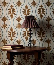 Load image into Gallery viewer, Great Jones Grasscloth Wallpaper - Colorway: Chestnut - Pattern Play Collection - Insitu
