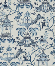 Load image into Gallery viewer, Mulberry Grasscloth Wallpaper - Colourway: Indigo - Pattern Play Collection