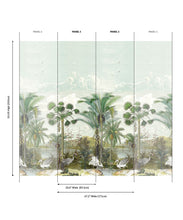 Load image into Gallery viewer, South Asian Subcontinent Grasscloth Mural - Image 6