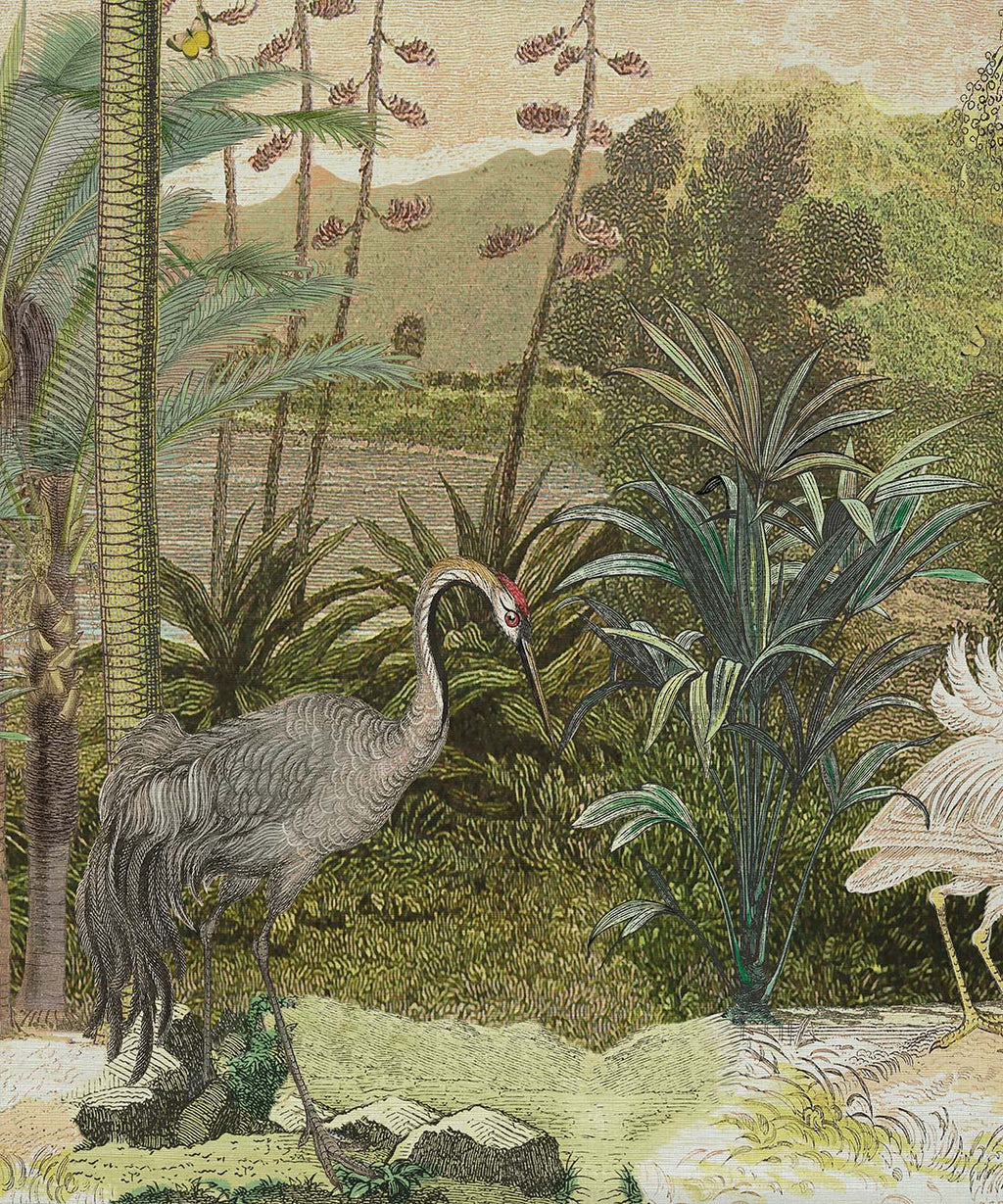 South Asian Subcontinent Grasscloth Mural - Image 7