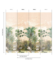 Load image into Gallery viewer, South Asian Subcontinent Grasscloth Mural - Image 8