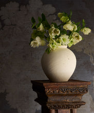 Load image into Gallery viewer, Tuscan Landscape Grasscloth Wallpaper - Colorway: Blue - Rich Traditions Collection - Insitu