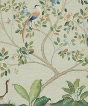 Load image into Gallery viewer, Spring Landscape Grasscloth Mural - Image 3
