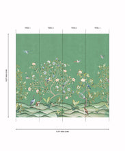 Load image into Gallery viewer, Spring Landscape Grasscloth Mural - Image 10