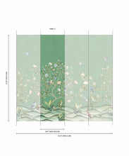 Load image into Gallery viewer, Spring Landscape Grasscloth Mural - Image 12