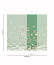 Load image into Gallery viewer, Spring Landscape Grasscloth Mural - Image 13