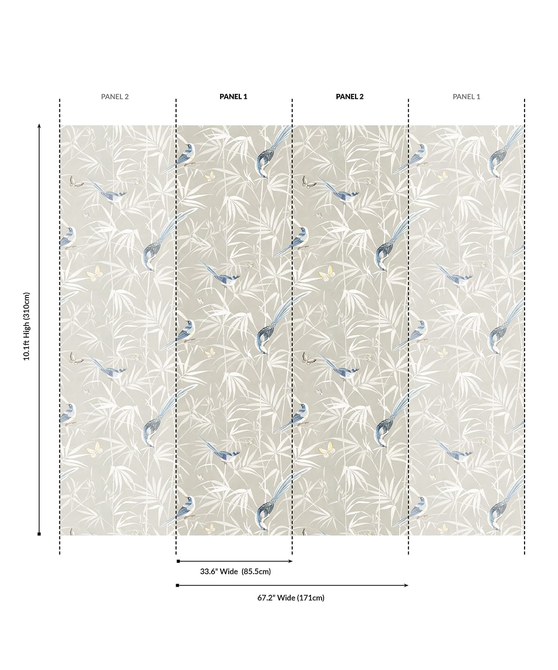 Bamboo Grasscloth Wallpaper - Image 6